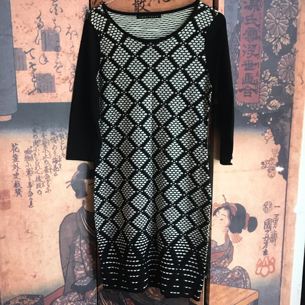 Ivanka Black and White Dress